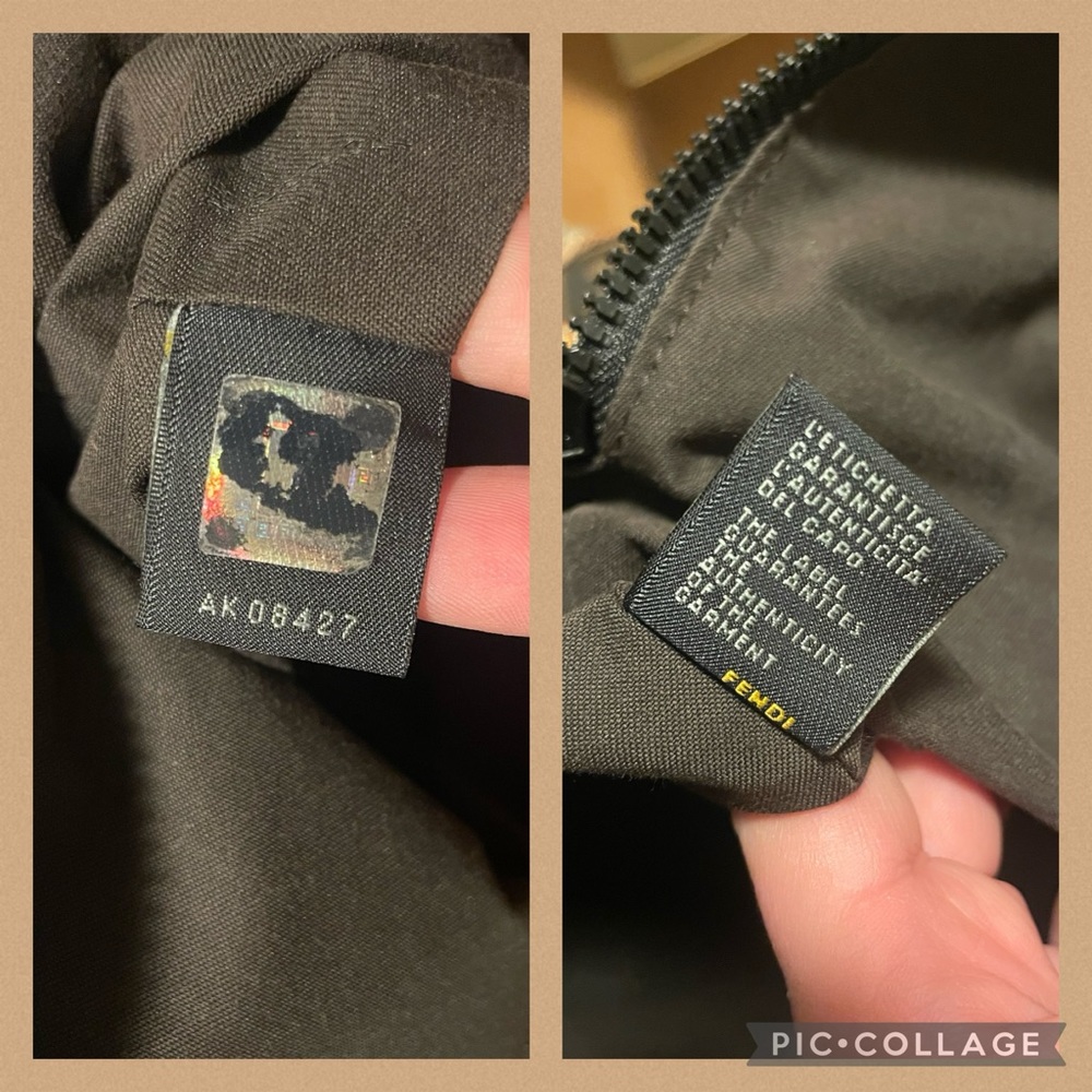 ⚡️RARE⚡️Fendi Tobacco Zucca Coated & Canvas B Mix - Picture 7 of 7